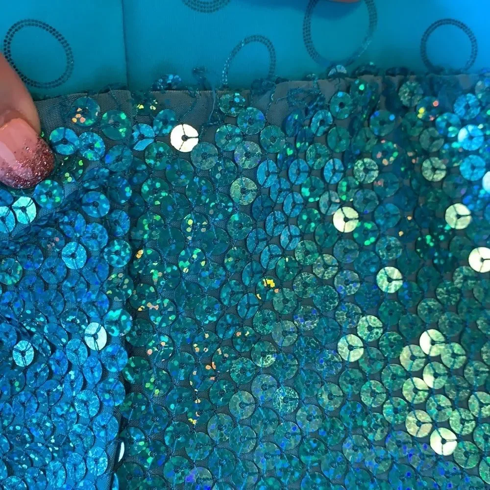 Absolutely gorgeous custom made solo costume Blue stunner Child Large